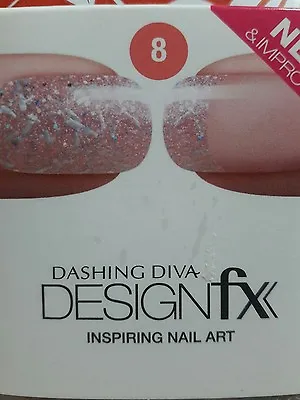 Diamond Dust Dashing Diva Design Fx Nail Wraps Dashing Diva Nail Appliques • £15