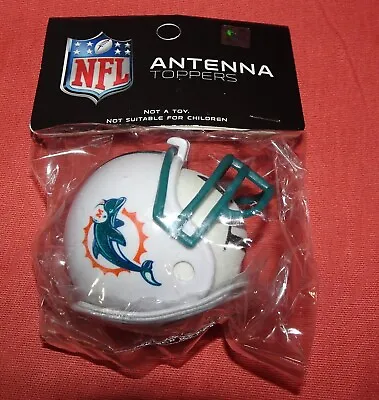 1 NEW = NFL Miami Dolphins Helmet Head Car Antenna Ball = Desktop = ORNAMENT • $4.74