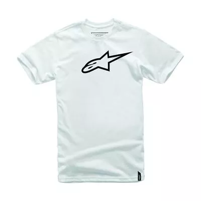 Alpinestars - Ageless Adult Mens Short Sleeve Casual Tee T-Shirt - White/Black • $21.95