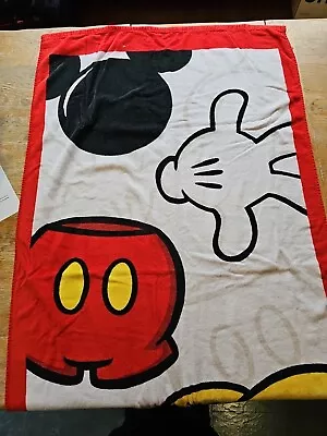 Disneyland Paris Mickey Mouse Beach / Bath Towel 75cm X 150cm • £2