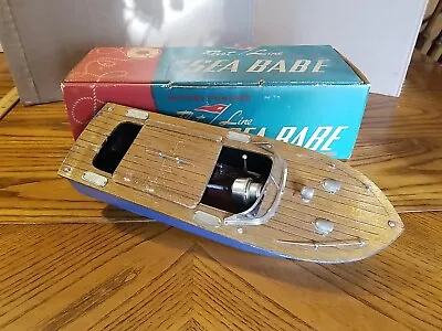 Vintage 1960's The Fleet Line SEA BABE Battery Powered Boat W/Box (L3) • $135