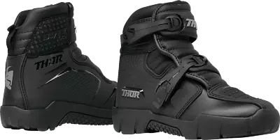 Thor Blitz XRS LTD Pitbike Short MX Motocross Boot Black All Sizes • $139.95