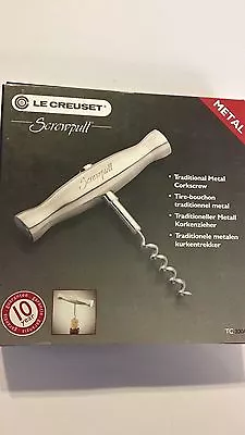 NIB~Le Creuset Screwpull Heavy Duty Corkscrew-ship Free • £33.75