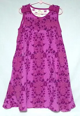 Matilda Jane Pullover Sleeveless Cotton Knit Dress W/pockets Size 10 • $3.25