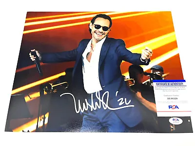 Marc Anthony Hand Signed 11x14 Photo Latin Music Jlo Puerto Rico PSA DNA CERT • $349.95