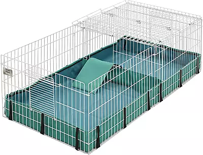 Mid West Homes For Pets Guinea Habitat Plus Guinea Pig Cage By Midwest W/ Top Pa • $103.99