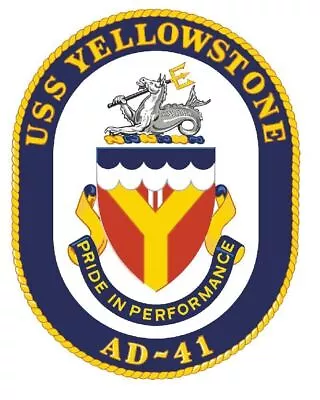 USS Yellowstone Sticker Decal M233 • $2.70