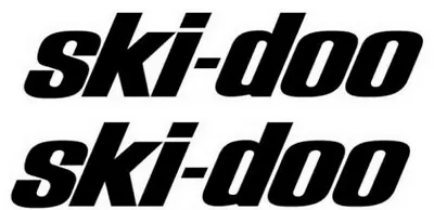 SKI-DOO PAIR 5  9  11  16  Decal  Pick Your Size And Color. TRACKED & INSURED • $5.99