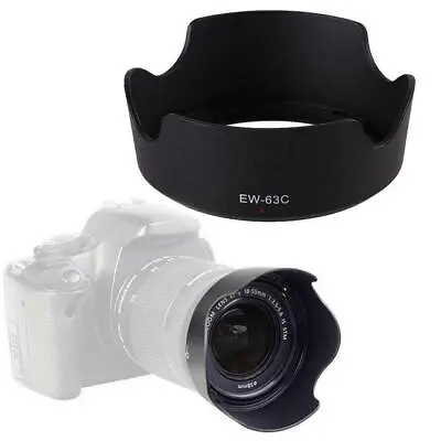 EW-63C Petal Lens Hood Sun Shield For Canon EF-S 18-55mm F3.5-5.6 IS STM II EOS • £5.99