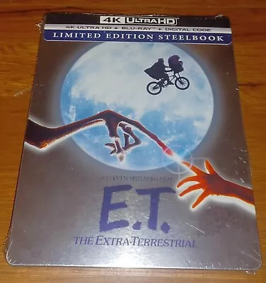 E.T. The Extra-Terrestrial SteelBook 4K UHD Blu-Ray  • $39.99