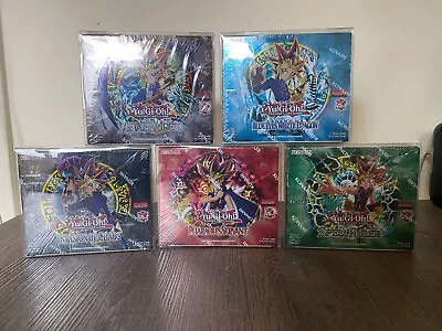 5x YuGiOh Display Case Booster Box 25TH Anniversary LOB MRD SRL PSV IOC • £27.68