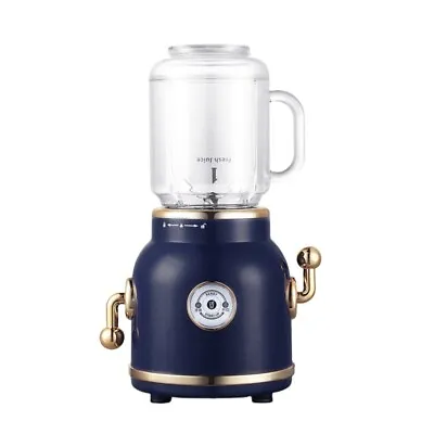 Electric Retro Juicer Small Vegetable Fruit Juicer Mixing Blender Mason Cup • $74.80