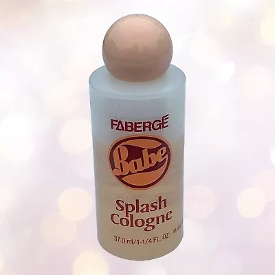 Vtg 1970s FABERGE BABE Splash Cologne 1-1/4oz. Perfume Travel Size Discontinued • $11.50