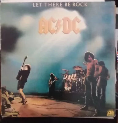 AC/DC Let There Be Rock LP England 1977 Vinyl Record  • $50