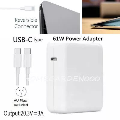 61W USB C Power Adapter Charger Type C Cable For Apple Macbook Air Pro Laptop • $22.89