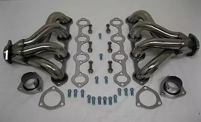 Small Block Ford 289 302 351W Tight Fit Stainless Steel Hugger Headers SBF NEW • $154.65