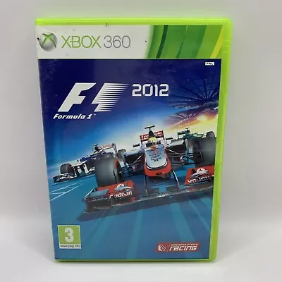 F1 Formula 1 2012 Xbox 360 PAL 2012 Racing VGC Free Post • $8.98