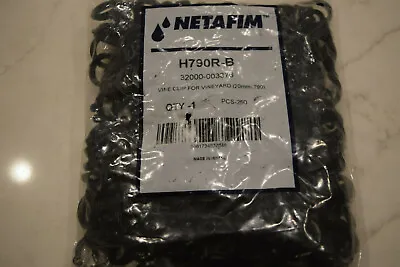 Netafim H790R-B Vine Clip For Vinyard - 20MM-790.  Bag Of 250 • $14.99
