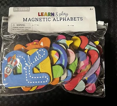 New Learn & Play Large Alphabet Magnet Set 26 Piece All Uppercase Letters 3-4 In • $3.50