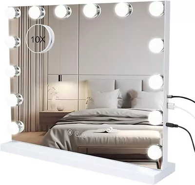 Hollywood Mirror Lights Vanity Mirror With Dimmable Lights • £36.99