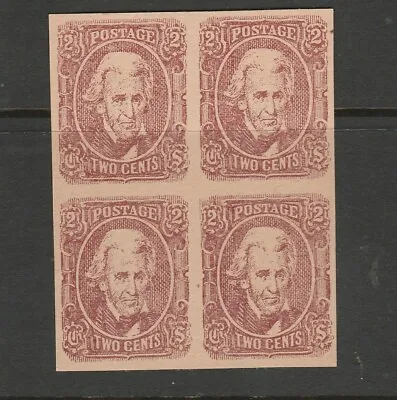 CSA Scott# 8 MNH Block Of 4  Facsimile  • $3.95