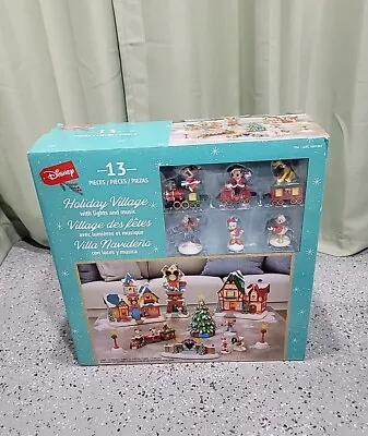 New Holiday Disney Christmas Village Set - Lights & Music 13 Piece Set- Limited • $144.95