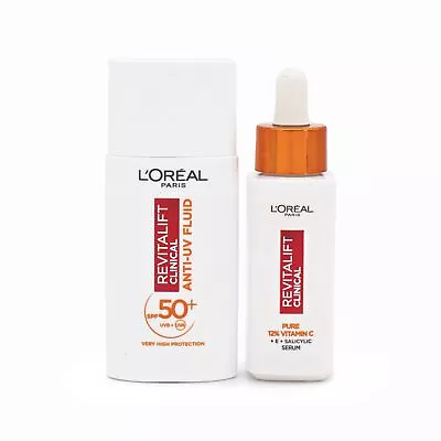 L'Oreal Paris Revitalift Pure Vitamin C Brightening Duo 30ml & 50ml - Imperfect • £33.95