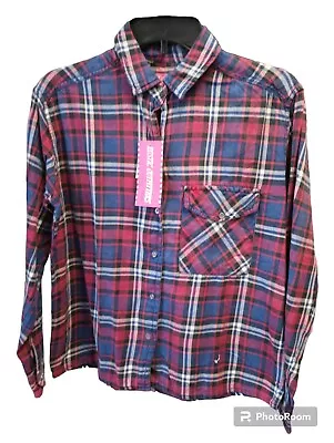 Rustic Outfitters Button Up Long Sleeve Women's Shirt Size XL Runs Small Please • £1.90