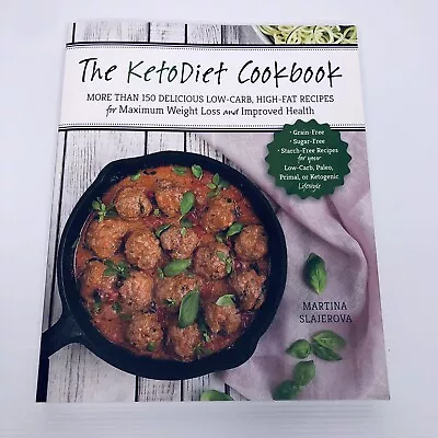 Keto Diet Cookbook By Martina Slajerova Paperback 2016 Recipes Keto Paleo Health • $19.99