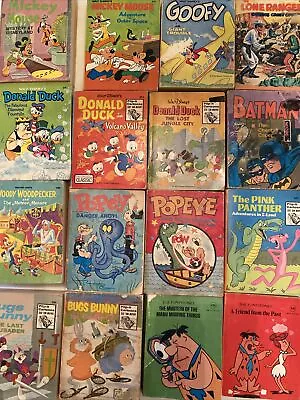 16 Vintage Whitman Big Little Books Popeye Donald Micky Goofy Lone Ranger ++ • $39