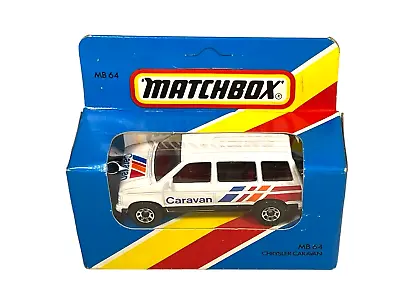 MB-64 Matchbox Chrysler Caravan - Sealed 1981 Blue Window Box Die Cast • $17.95