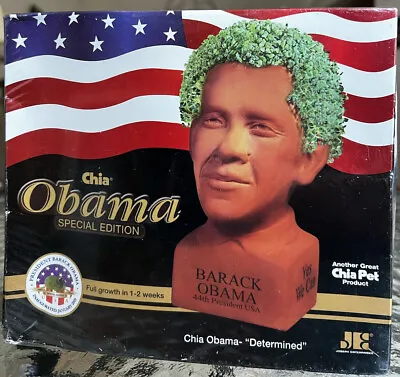 2009 Collectible Presidential Chia Obama Special Edition  Determined” New Sealed • $15.50
