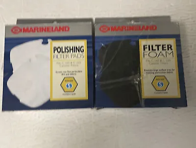 Marineland Filter Foam & Polishing Filter Pad For C Series 160 & 220 Canister • $14.99