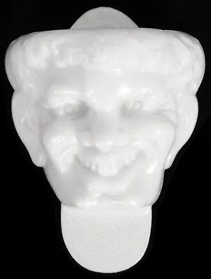 Antique 1876 Milk Glass Victorian Hanging Match Holder Striker Face Wall Pocket • $44.99