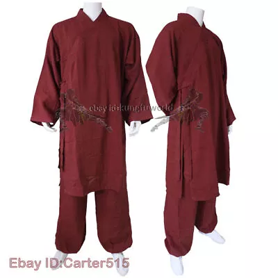 25 Colors Shaolin Wudang Taoist Robe Tai Chi Uniform Martial Arts Kung Fu Suit • $84.50