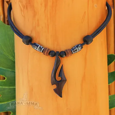 Surfer Necklace Leather Men Women Surf Jewelery Maori • $26.44