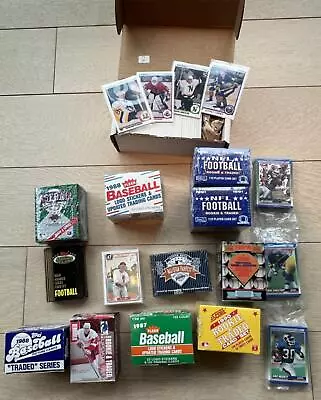 1983-99 Baseball Football & Hockey Card Small Set Lot (14) Great Value • $42.99