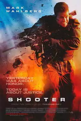 SHOOTER Movie POSTER 27x40 B Mark Wahlberg Michael Pe A Danny Glover Kate Mara • $17.98