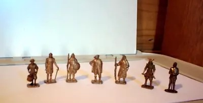 Miniature Die-Cast / Pewter Soldiers From  Roman To Modern X 5 Figures And Rider • $16.96