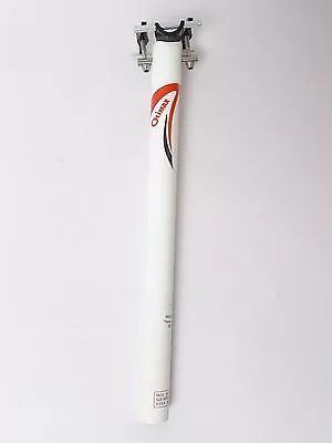 Mr-ride 130g27.2x350 Climax SP02B UD Gloss Carbon Seatpost Ti Bolt White • $99