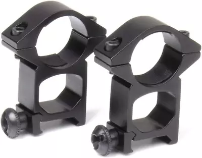 2Pcs/1 Inch High Profile Rifle Scope Rings Mount For 20Mm Picatinny/Weaver Rail • $38.79