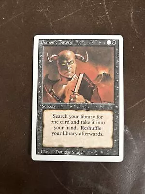 $45 • Buy MTG Demonic Tutor Revised Edition Regular Uncommon