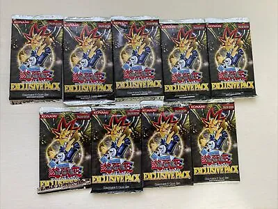 YuGiOh 2004 Exclusive Pack Vintage Booster Pack Sealed X9 • £109.99