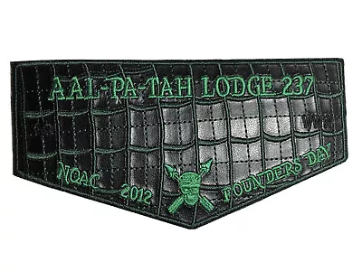 OA (BSA) Aal-Pa-Tah Lodge #237 - 2012 NOAC Flap - Founders Day • $5.99