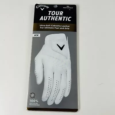 NEW CALLAWAY TOUR AUTHENTIC Right HAND Mens Size XL Golf GLOVE • $21.99