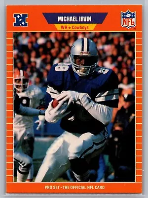 1989 Pro Set #89 Michael Irvin (RC) - CENTERED!! HOF NM-MT *TEXCARDS* • $1.95