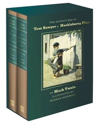 Adventures Of Tom Sawyer And Huckleberry Finn : Norman Rockwell Edition Hard... • $44.74