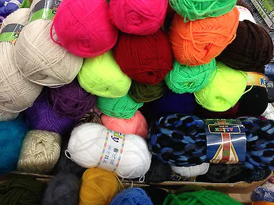 £22 • Buy JOB LOT 18 Odd Balls Of Hand Knitting WOOL Yarn SALE NEW Stock Clearance Sale ..