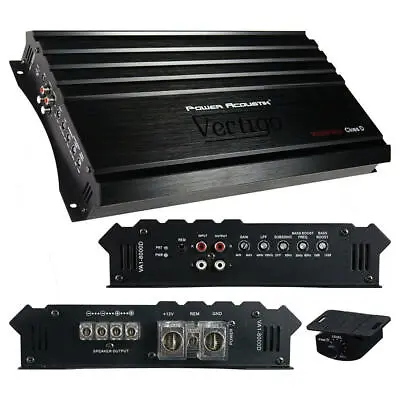 Power Acoustik Va1-8000d 8000 Watt Monoblock Amplifier Car Bass 1-channel Amp • $129