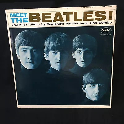 The Beatles Meet The Beatles LP T-2047 Mono 1st Edition 1964 VG/VG Tested VG+ • $20